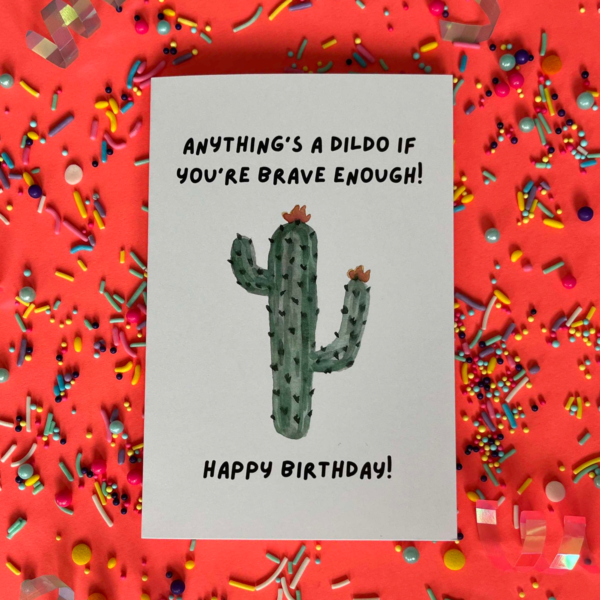 Anything’s A Dildo If You’re Brave Enough! Happy Birthday