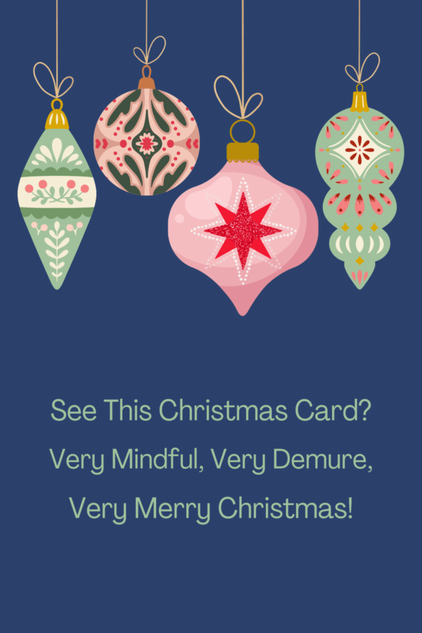 See This Christmas Card? Very Mindful, Very Demure, Very Merry Christmas!